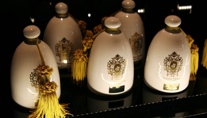 Porcelain testers at Tiziana Terenzi